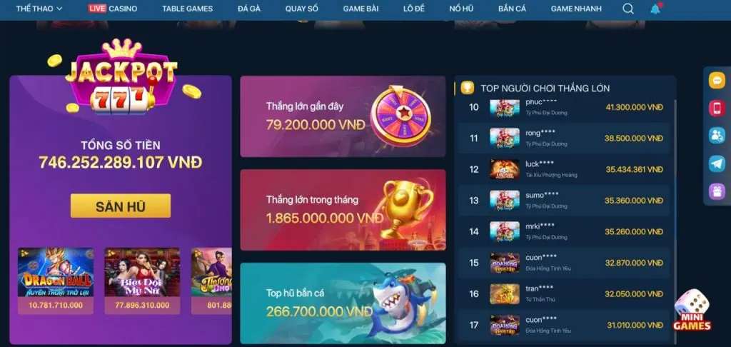 Kho game đa dạng